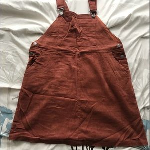 Listicle Overall Corduroy Dress